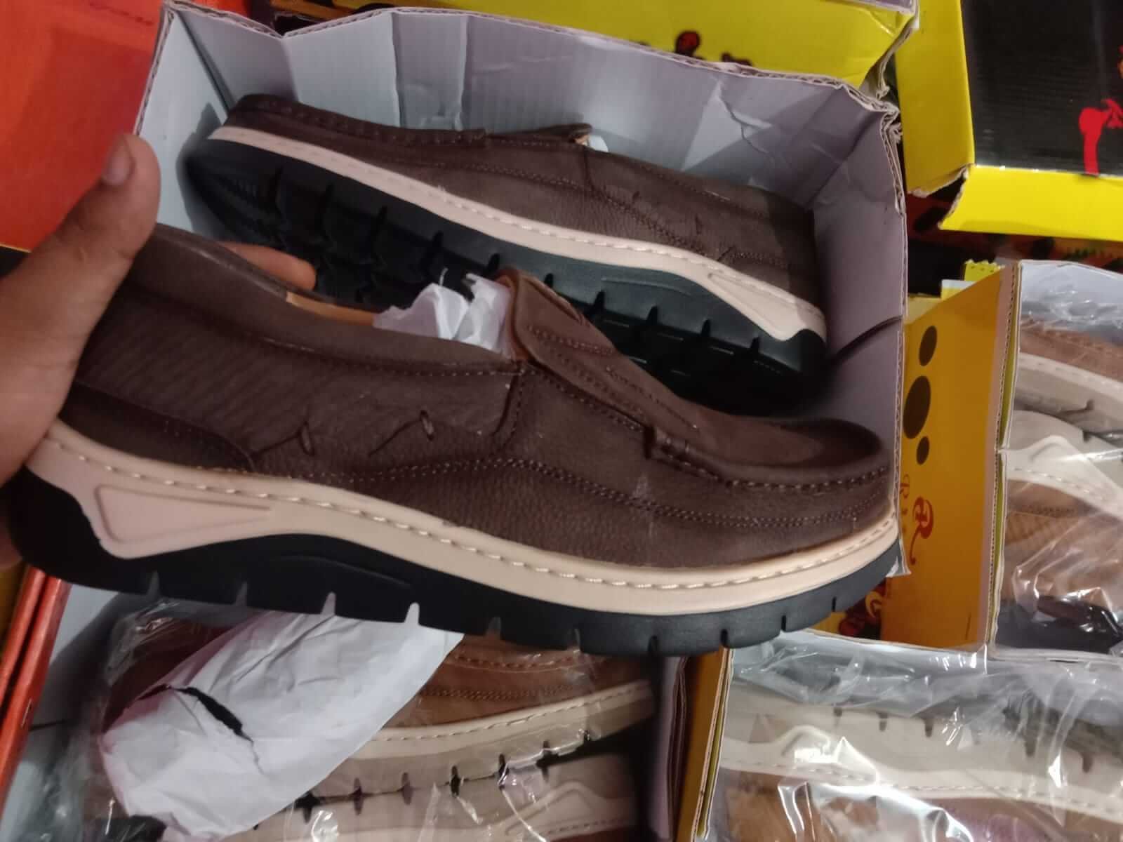 অরিজিনাল গরুর চামড়ার জুতা।Slip-on Casual Leather Shoes For Men2025 - Image 3