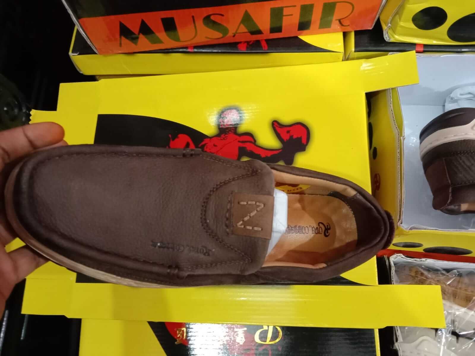 অরিজিনাল গরুর চামড়ার জুতা।Slip-on Casual Leather Shoes For Men2025 - Image 2