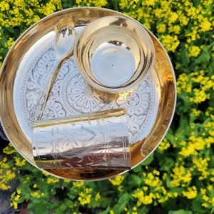 Kasha Pitoler plate Glass Bowl spoon -2025 Big New কাঁসার