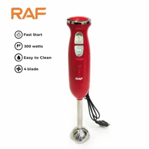 Product details of RAF Electric Hand Blender Kitchen Appliance Mixing Hand Stick Immersion Blender 300 Watts