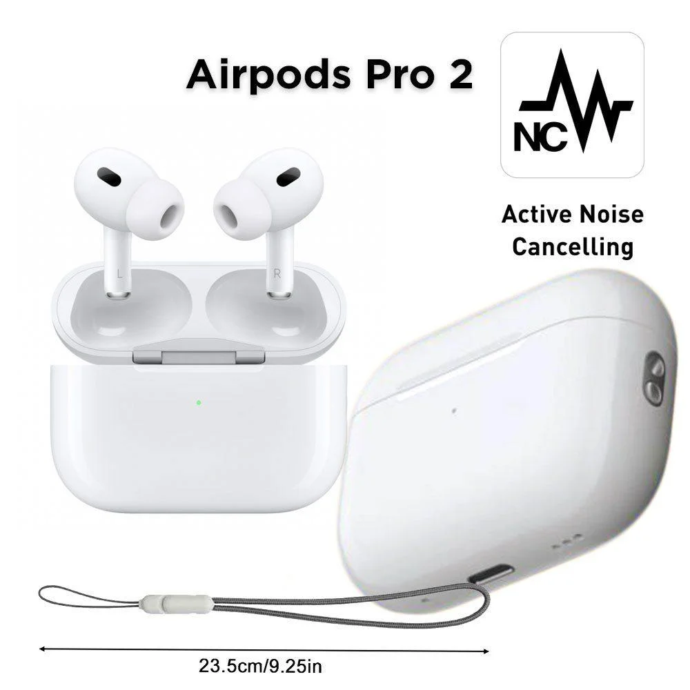 AirPods Pro 2nd generation Made in Dubai- Enjoy Immersive Sound - Enhanced Noise Reduction - Wireless Convenience-2025