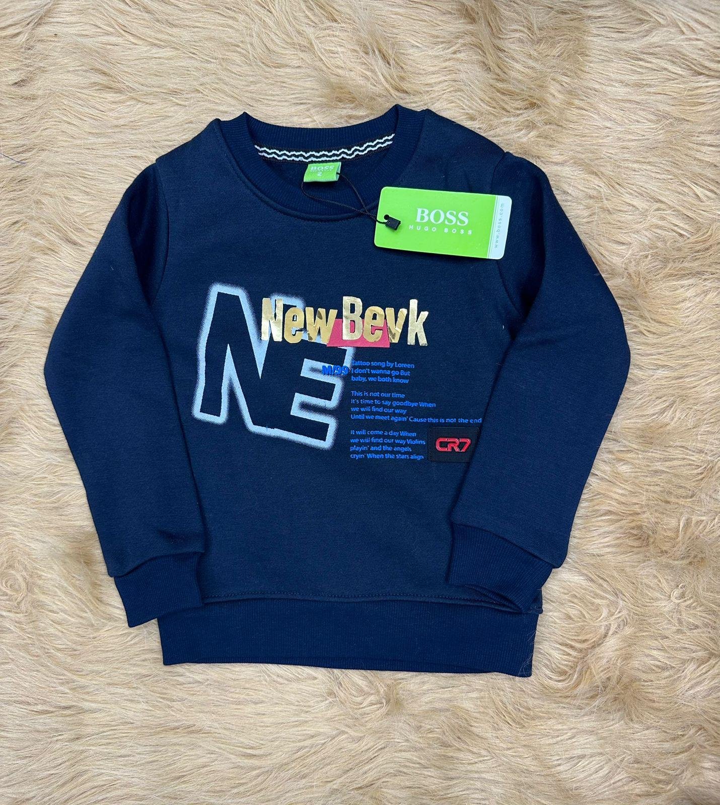 New arrivals Boys Premium quality full sweatshirt-2025 Size: 2-8 yrs Shirt