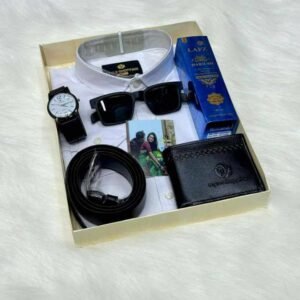 Sequence Panjabi Combo Set for Men | Gift Box with Watch Wallet Perfume Sunglass | Dokanpath
